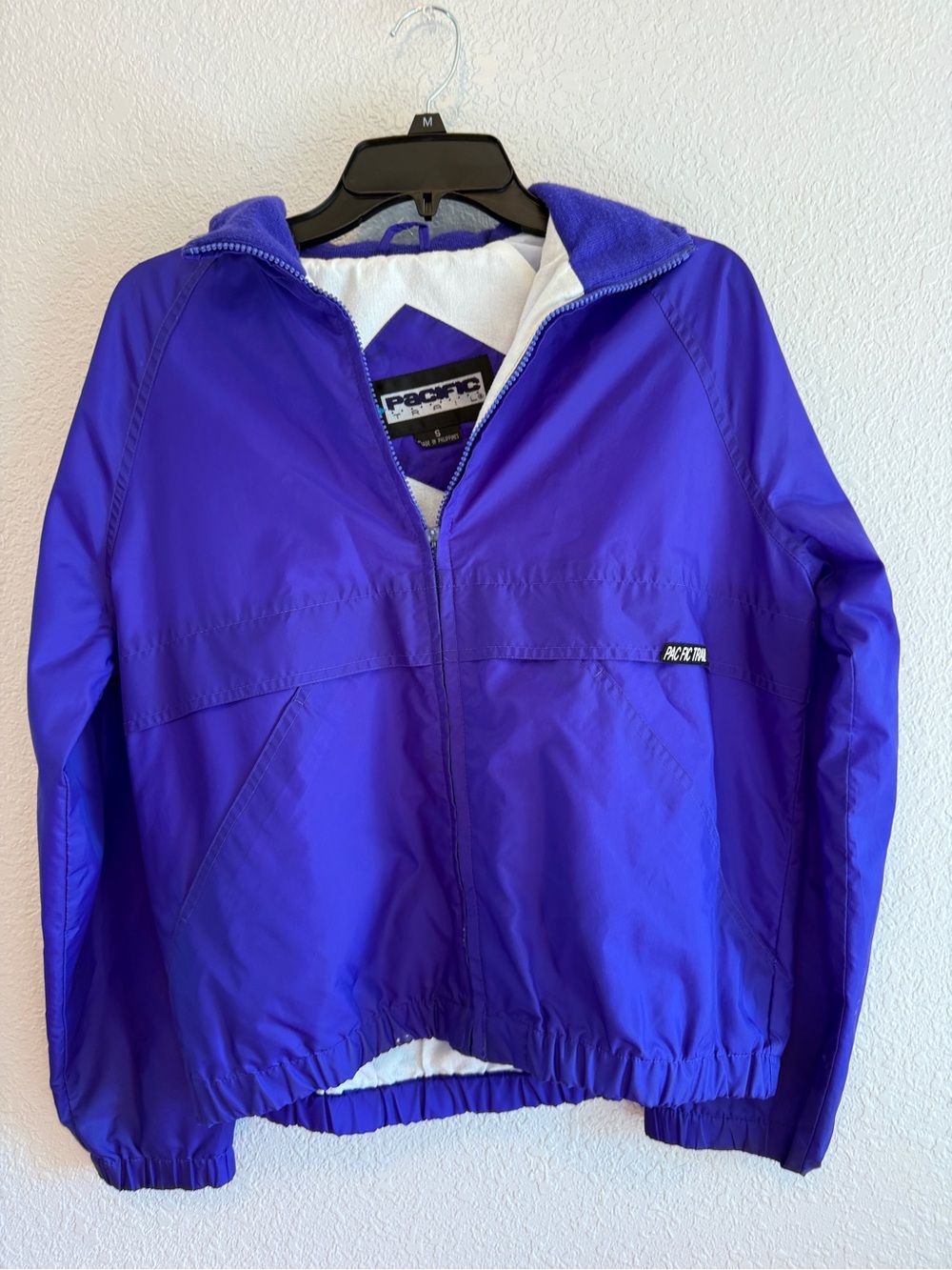 Vintage 90s Pacific Trail Bright Purple Windbreaker Jacket